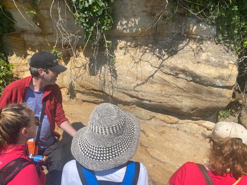 areniscas formación suances geoparque costa quebrada